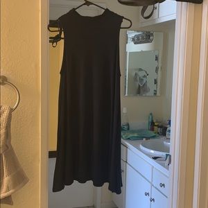 Simple blue T-shirt dress